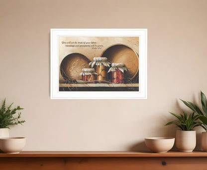 Blessings and Prosperity 2 White Framed Print Wall Art HomeRoots
