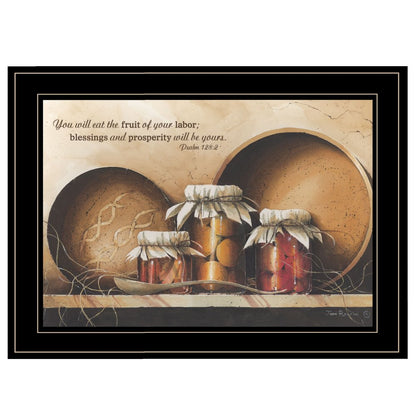 Blessings and Prosperity 3 Black Framed Print Wall Art HomeRoots