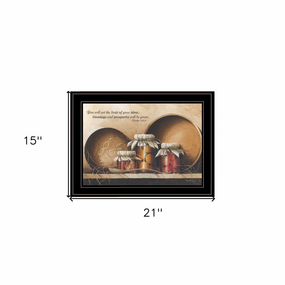 Blessings and Prosperity 3 Black Framed Print Wall Art HomeRoots