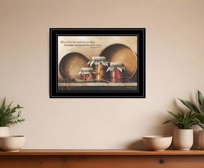 Blessings and Prosperity 3 Black Framed Print Wall Art HomeRoots