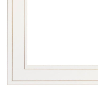 There is a Season 1 White Framed Print Wall Art HomeRoots