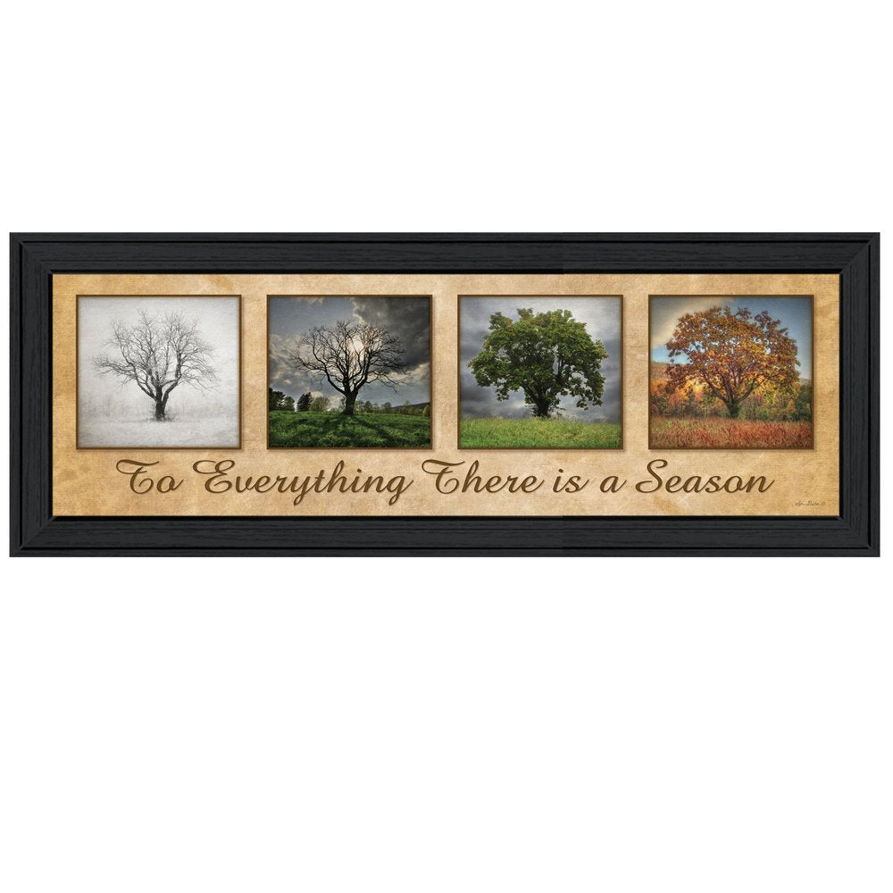 There is a Season Big Trees Black Framed Print Wall Art HomeRoots