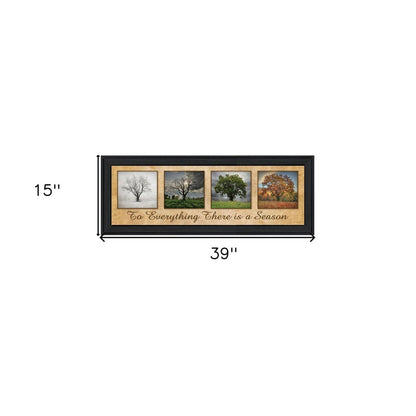 There is a Season Big Trees Black Framed Print Wall Art HomeRoots