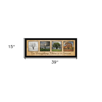 There is a Season Big Trees Black Framed Print Wall Art HomeRoots