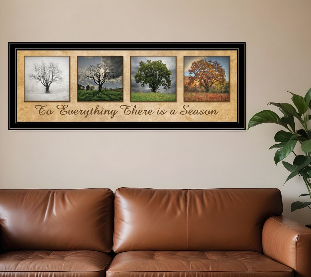 There is a Season Big Trees Black Framed Print Wall Art HomeRoots