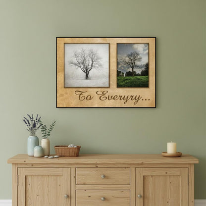 There is a Season Big Trees Black Framed Print Wall Art HomeRoots