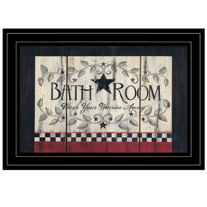 Bathroom 3 Black Framed Print Bathroom Wall Art HomeRoots