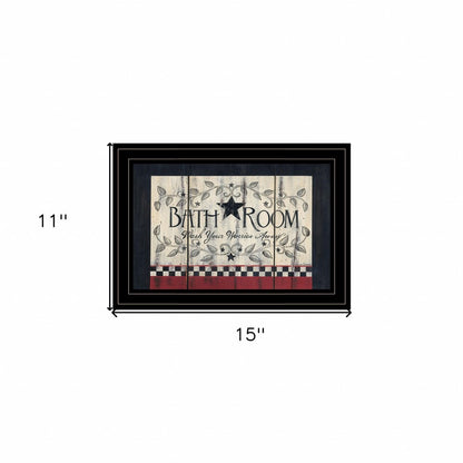 Bathroom 3 Black Framed Print Bathroom Wall Art HomeRoots
