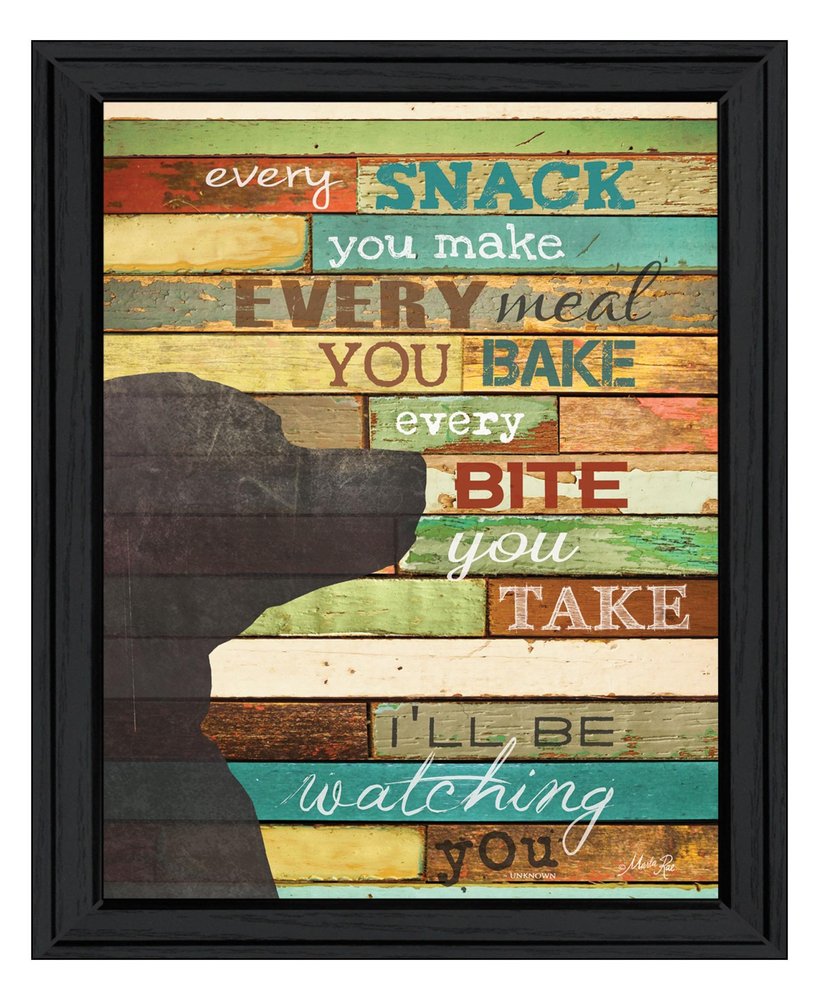 Ill Be Watching You 6 Black Framed Print Wall Art HomeRoots
