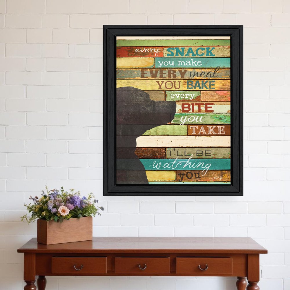 Ill Be Watching You 6 Black Framed Print Wall Art HomeRoots