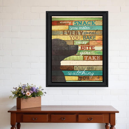 Ill Be Watching You 6 Black Framed Print Wall Art HomeRoots