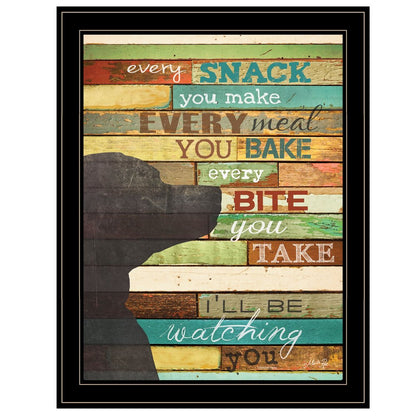 Ill Be Watching You 7 Black Framed Print Wall Art HomeRoots