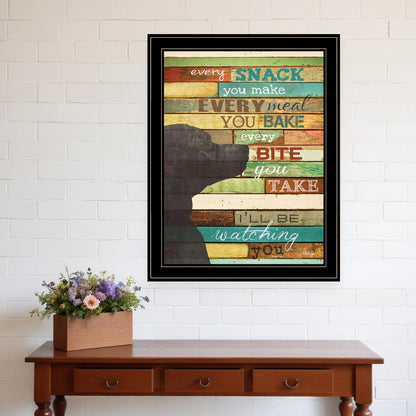 Ill Be Watching You 7 Black Framed Print Wall Art HomeRoots