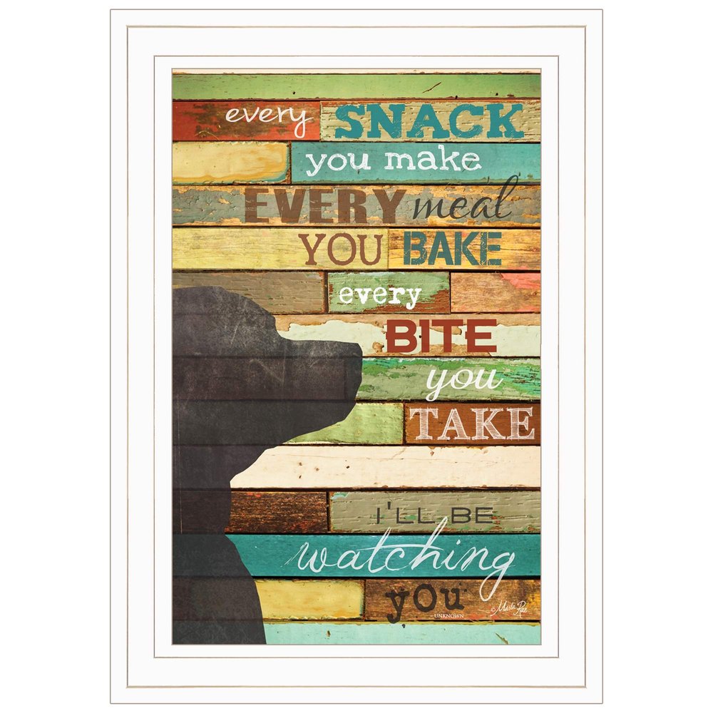 Ill Be Watching You 1 White Framed Print Wall Art HomeRoots