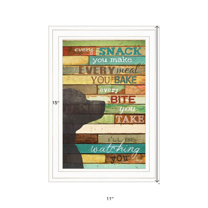 Ill Be Watching You 1 White Framed Print Wall Art HomeRoots