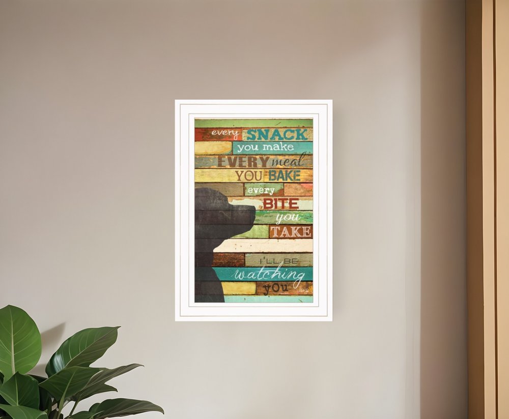 Ill Be Watching You 1 White Framed Print Wall Art HomeRoots