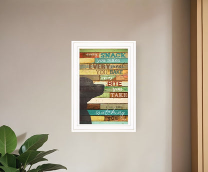 Ill Be Watching You 1 White Framed Print Wall Art HomeRoots