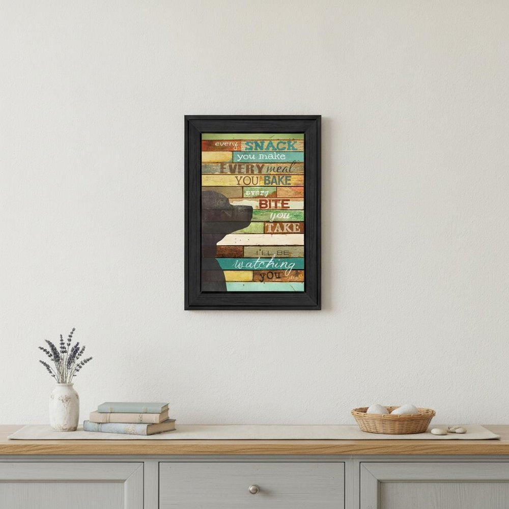 Ill Be Watching You 2 Black Framed Print Wall Art HomeRoots