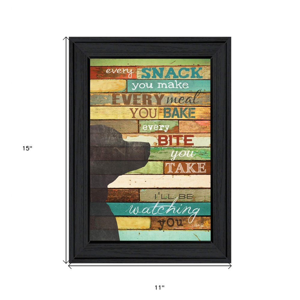Ill Be Watching You 2 Black Framed Print Wall Art HomeRoots