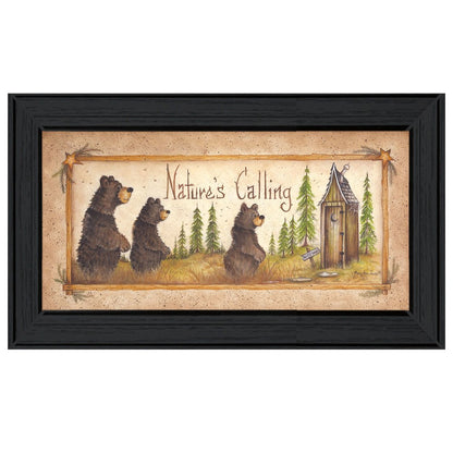 Natures Calling 1 Black Framed Print Wall Art HomeRoots