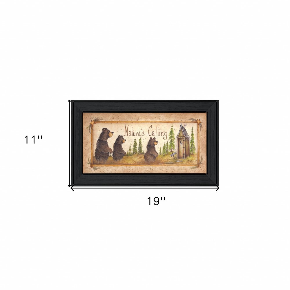 Natures Calling 1 Black Framed Print Wall Art HomeRoots