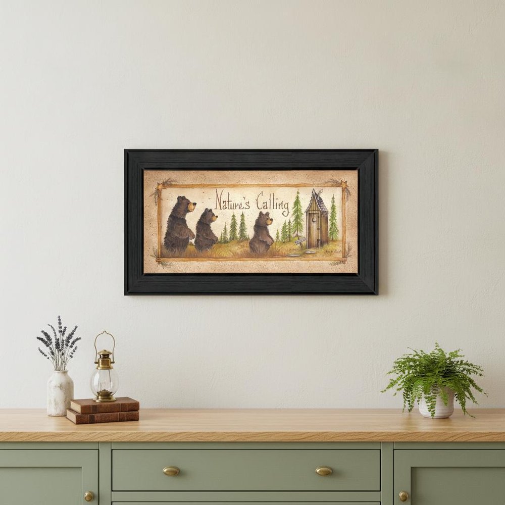 Natures Calling 1 Black Framed Print Wall Art HomeRoots