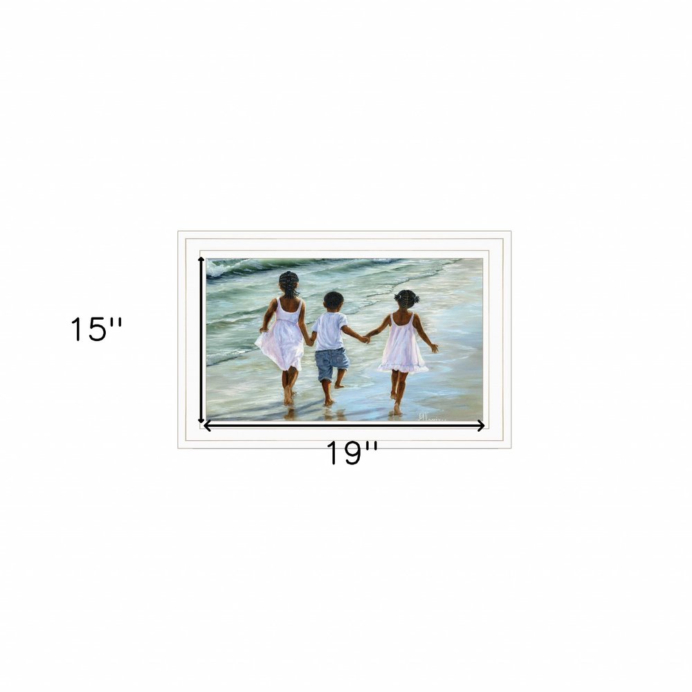 Family and Friends 2 White Framed Print Wall Art HomeRoots