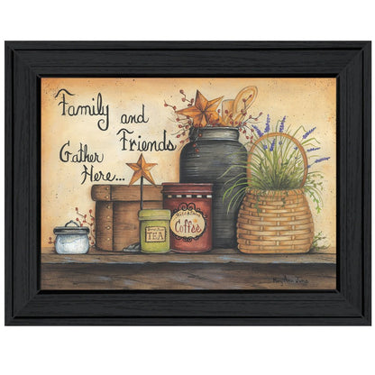 Family and Friends 3 Black Framed Print Wall Art HomeRoots