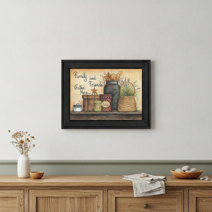 Family and Friends 3 Black Framed Print Wall Art HomeRoots