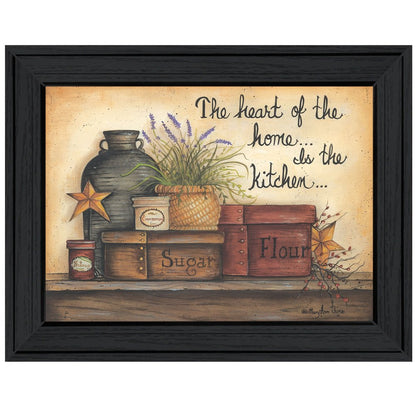 Heart of the Home 7 Black Framed Print Kitchen Wall Art HomeRoots