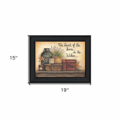 Heart of the Home 7 Black Framed Print Kitchen Wall Art HomeRoots