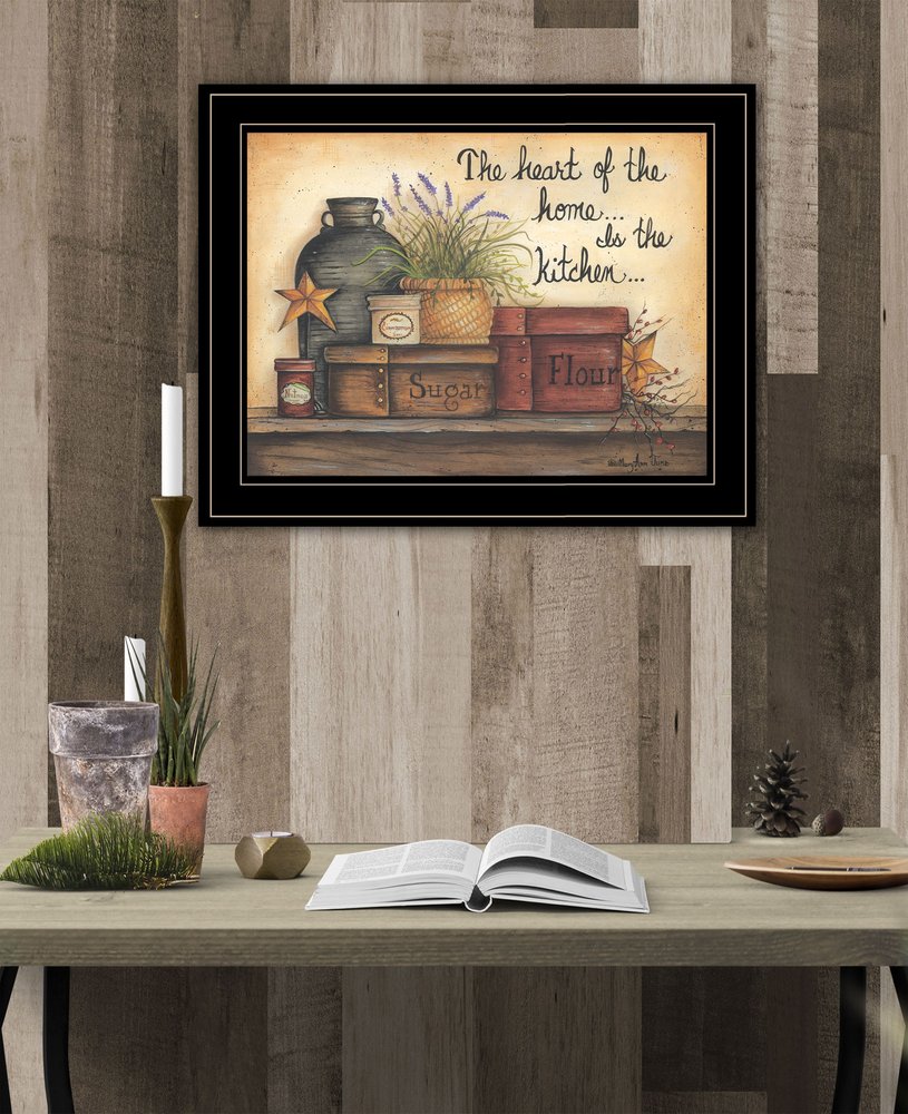 Heart of the Home 8 Black Framed Print Kitchen Wall Art HomeRoots