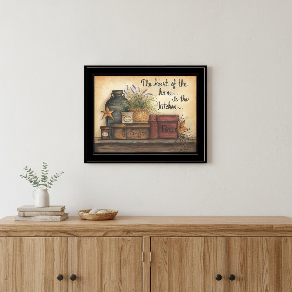 Heart of the Home 8 Black Framed Print Kitchen Wall Art HomeRoots