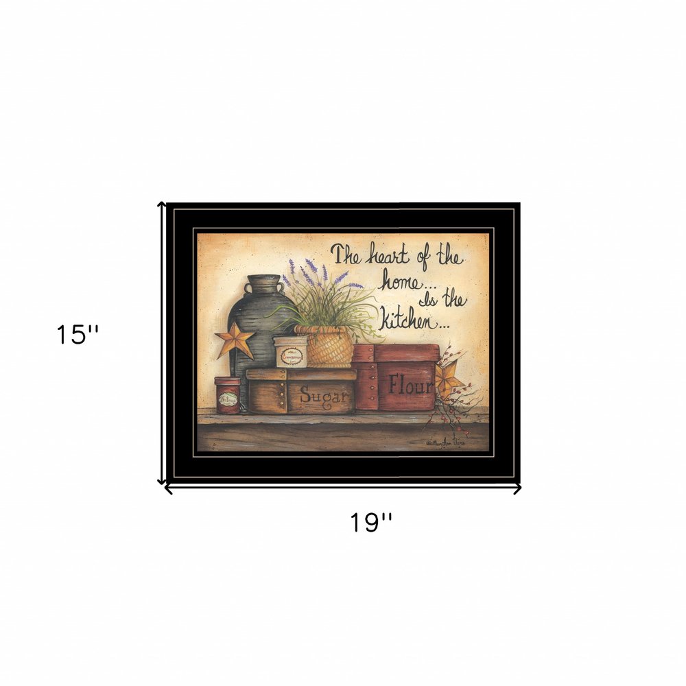 Heart of the Home 8 Black Framed Print Kitchen Wall Art HomeRoots