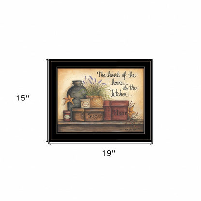 Heart of the Home 8 Black Framed Print Kitchen Wall Art HomeRoots