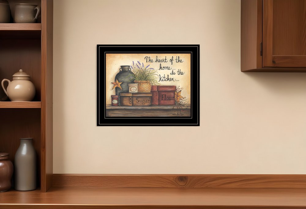 Heart of the Home 8 Black Framed Print Kitchen Wall Art HomeRoots