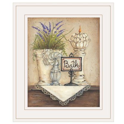 Bath Print 1 White Framed Print Bathroom Wall Art HomeRoots