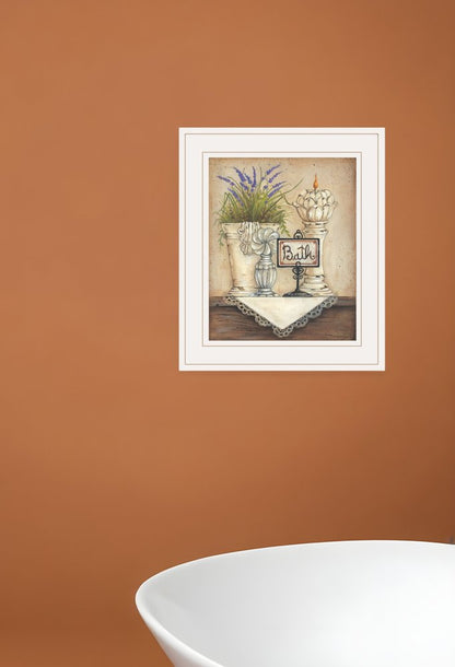 Bath Print 1 White Framed Print Bathroom Wall Art HomeRoots