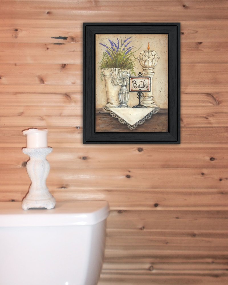 Bath Print 2 Black Framed Print Bathroom Wall Art HomeRoots