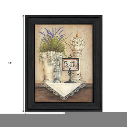 Bath Print 2 Black Framed Print Bathroom Wall Art HomeRoots