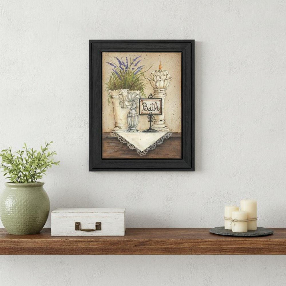 Bath Print 2 Black Framed Print Bathroom Wall Art HomeRoots