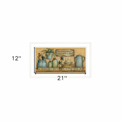 Country Kitchen 5 White Framed Print Kitchen Wall Art HomeRoots