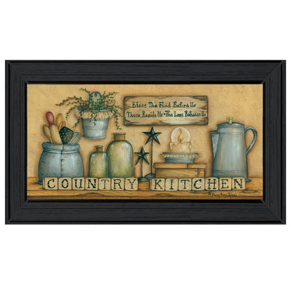Country Kitchen 6 Black Framed Print Kitchen Wall Art HomeRoots