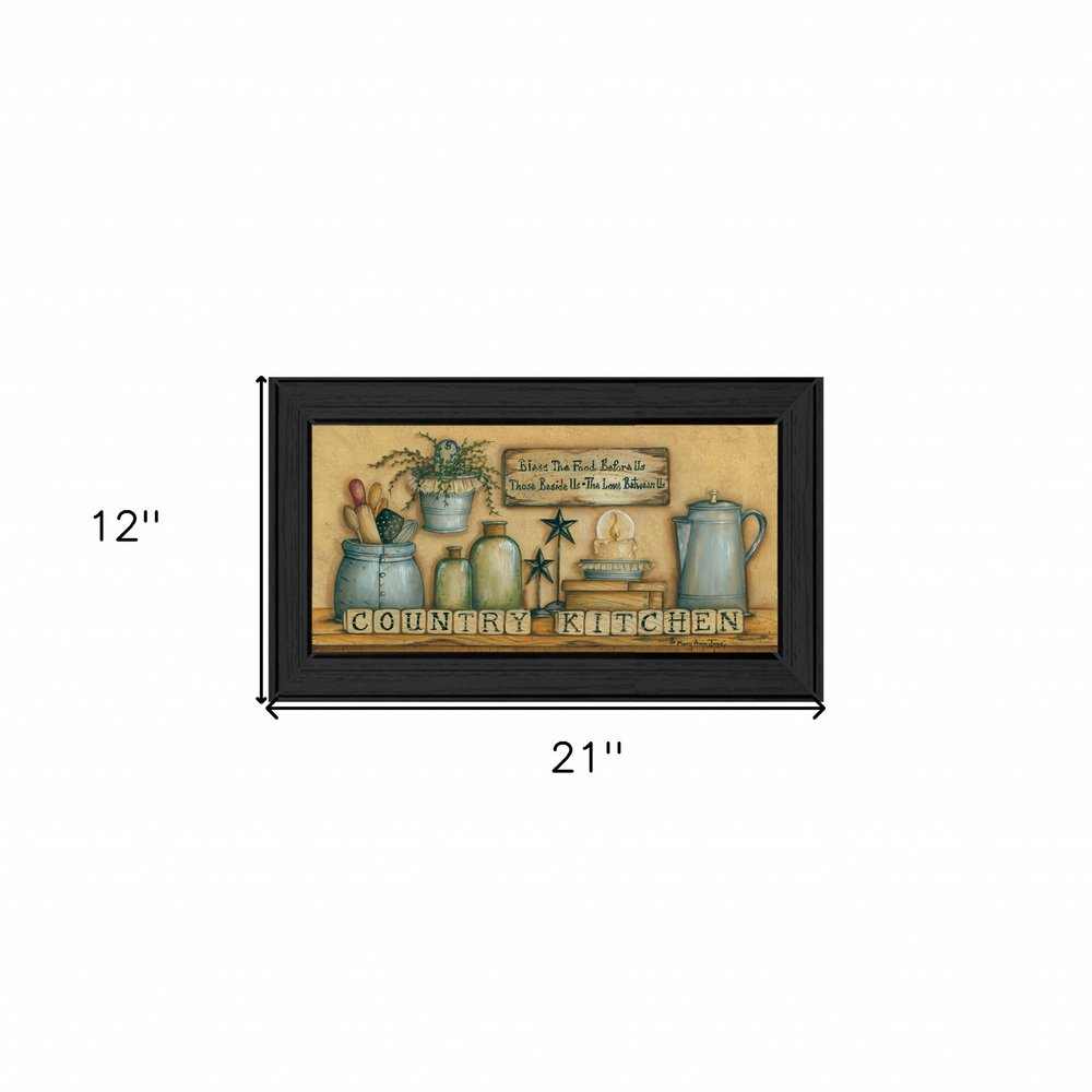 Country Kitchen 6 Black Framed Print Kitchen Wall Art HomeRoots
