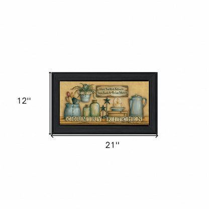 Country Kitchen 6 Black Framed Print Kitchen Wall Art HomeRoots