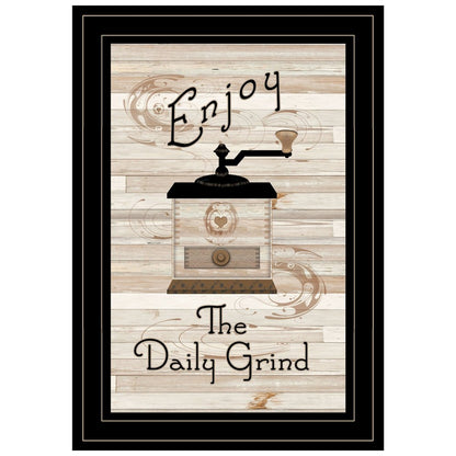 Enjoy the Daily Grind 2 Black Framed Print Kitchen Wall Art HomeRoots