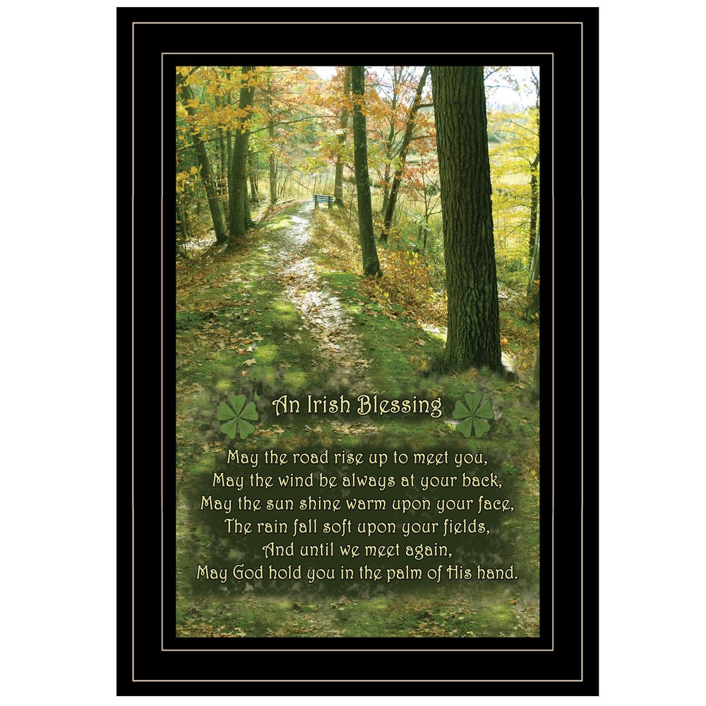 Irish Blessing 2 Black Framed Print Wall Art HomeRoots