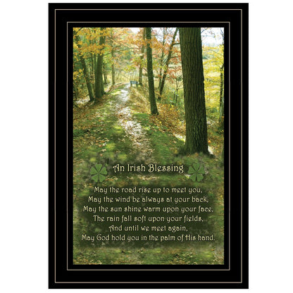 Irish Blessing 2 Black Framed Print Wall Art HomeRoots