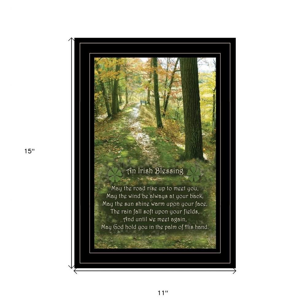 Irish Blessing 2 Black Framed Print Wall Art HomeRoots
