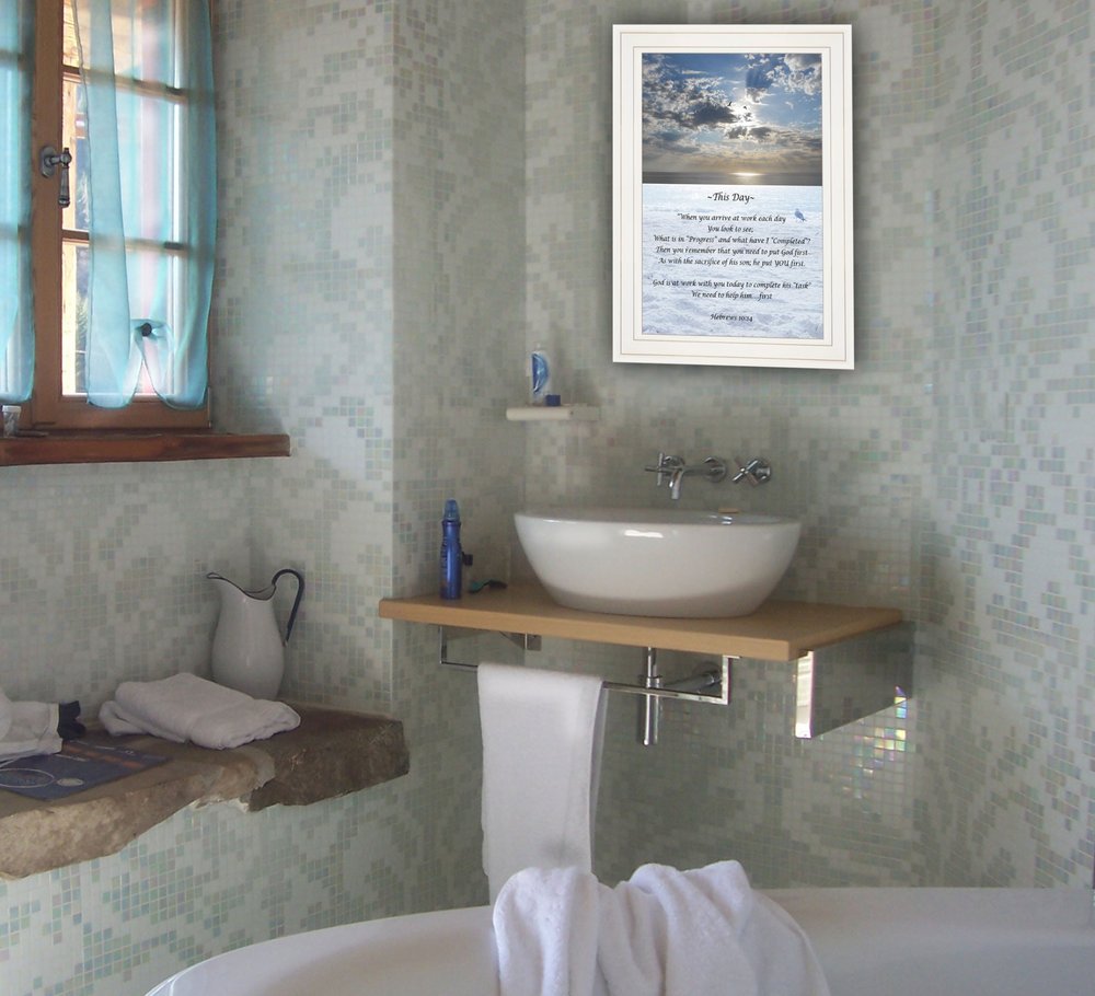 This Day 1 White Framed Print Wall Art HomeRoots